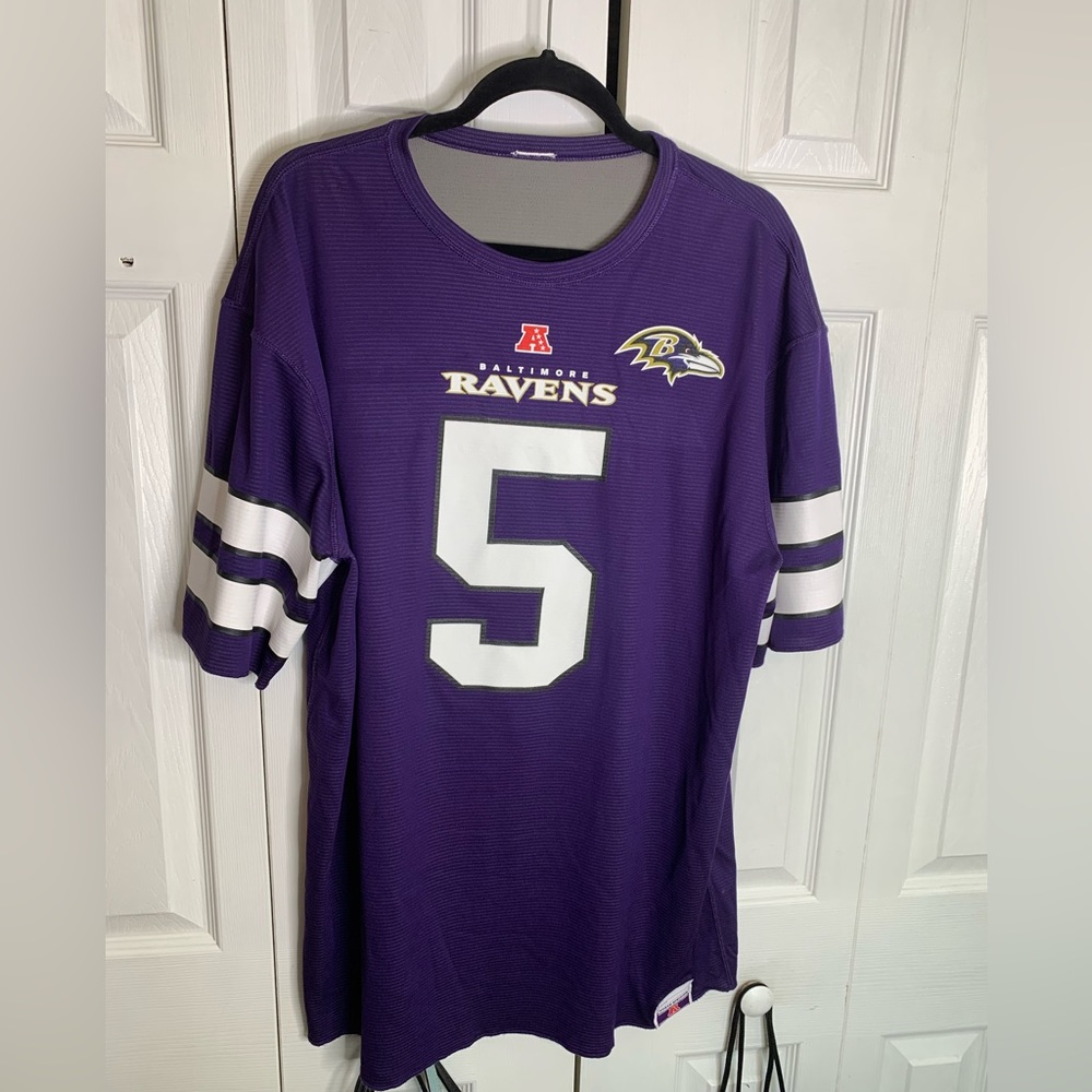 Baltimore Ravens FOOTBALL OFFICIAL NFL AFC NORTH JERSEY SHIRT XL GREAT CONDITION